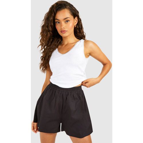 Poplin Runner Short - boohoo - Modalova