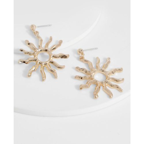 Sun Stud Earrings - boohoo - Modalova