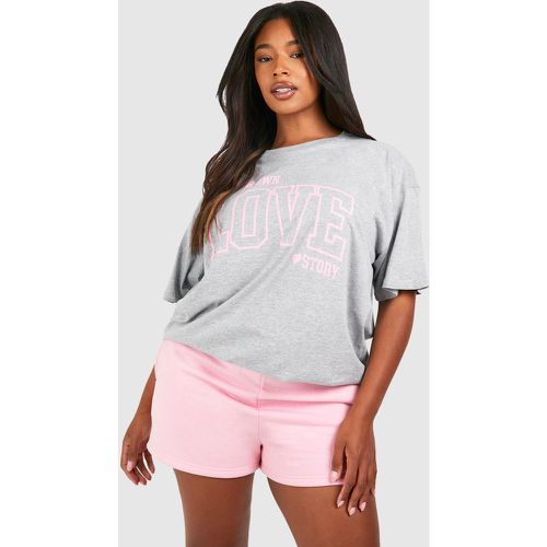 Plus" Be You Own Love Story Oversized T-Shirt - boohoo - Modalova