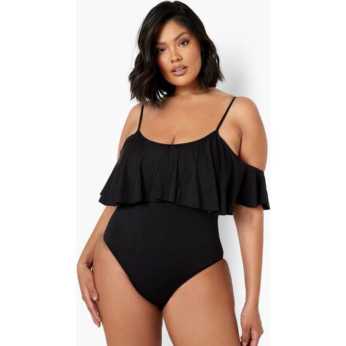 Grande Taille - Maillot De Bain Effet Drapé - boohoo - Modalova