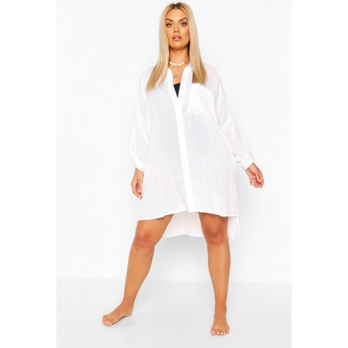 Grande Taille - Chemise De Plage - boohoo - Modalova