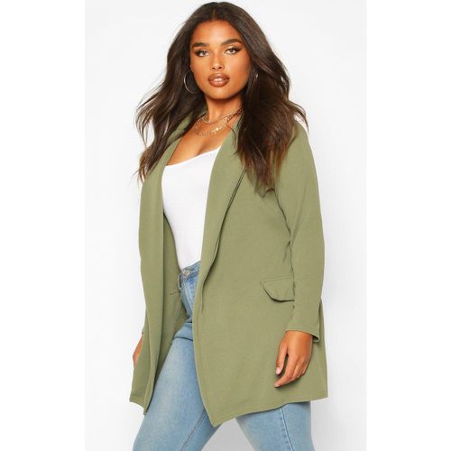 Grande Taille - Blazer Oversize Noué - boohoo - Modalova