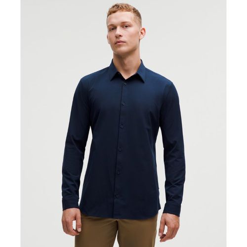 – Chemise manches longues New Venture coupe slims – Bleu – Taille 2XL - lululemon - Modalova