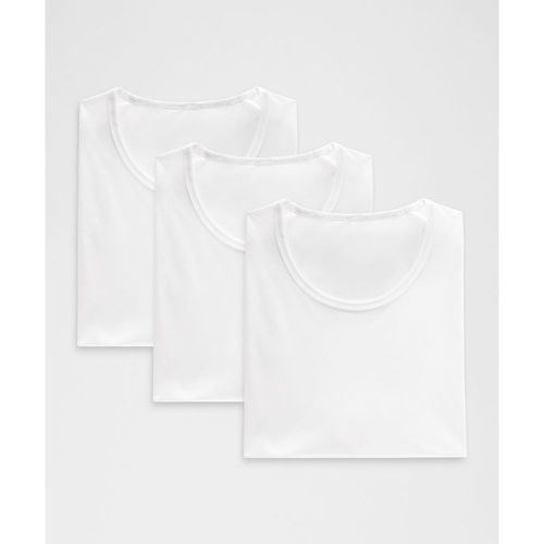 – Ultra-Soft Nulu Short-Sleeve T-Shirt 3 Packs – Blanc – Taille L - lululemon - Modalova