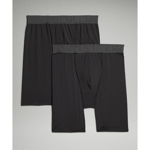 – Boxer long Built to Move Lot de 2s – 18 cm – Noir – Taille L - lululemon - Modalova