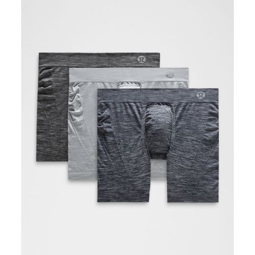 – Boxer Rapid Vent Tech Lot de 3s – 13 cm – Noir/Gris/Bleu – Taille L - lululemon - Modalova