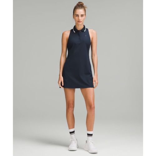 – Robe de tennis sans manches légère à col polos – Blanc/Bleu – Taille 10 - lululemon - Modalova