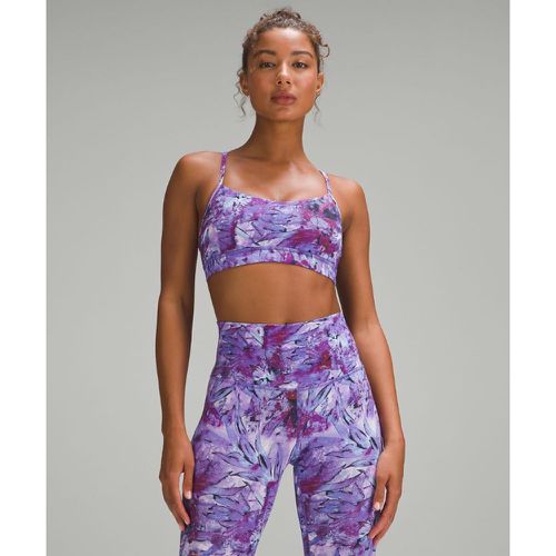 – Soutien-gorge Flow Y Nulu Maintien léger, bonnets A à Cs – Violet/É – Taille 2 - lululemon - Modalova