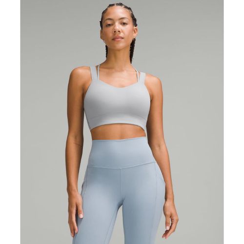 – Soutien-gorge long Like a Cloud Maintien léger, bonnets D et DDs – Gris – Taille 14 - lululemon - Modalova