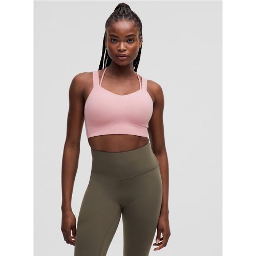 – Soutien-gorge long Like a Cloud Maintien léger, bonnets D et DDs – Rose – Taille 10 - lululemon - Modalova