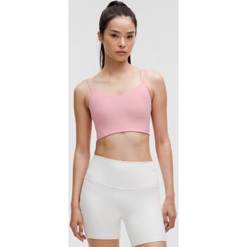 – Soutien-gorge Like a Cloud long Maintien léger, bonnets B et Cs – Rose – Taille 10 - lululemon - Modalova