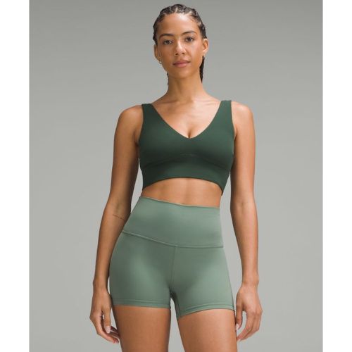 – Soutien-gorge Align encolure en V Maintien léger, bonnets C et Ds – Vert – Taille 14 - lululemon - Modalova