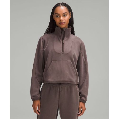 – Haut demi-zippé brossés – Taille 10 - lululemon - Modalova