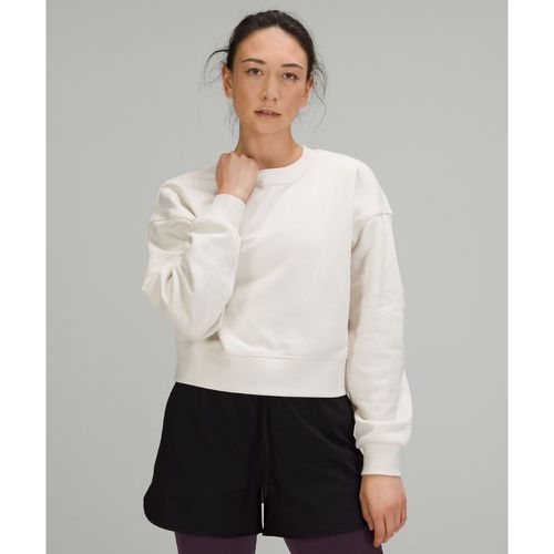 – Pull Perfectly Oversized court à col ronds – Blanc – Taille 10 - lululemon - Modalova