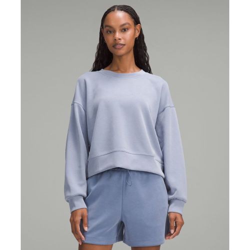 – Pull Perfectly Oversized court à col ronds – Blue/Pastel – Taille 0 - lululemon - Modalova