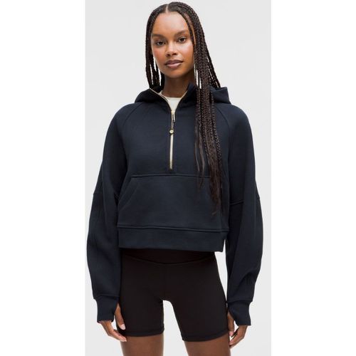 – Sweat à capuche Scuba Oversized demi-zippés – /Bleu – Taille M/L - lululemon - Modalova