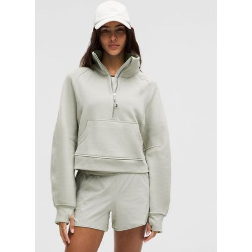 – Sweat demi-zippé à col cheminée Scuba Oversizeds – Gris/Pastel – Taille M/L - lululemon - Modalova