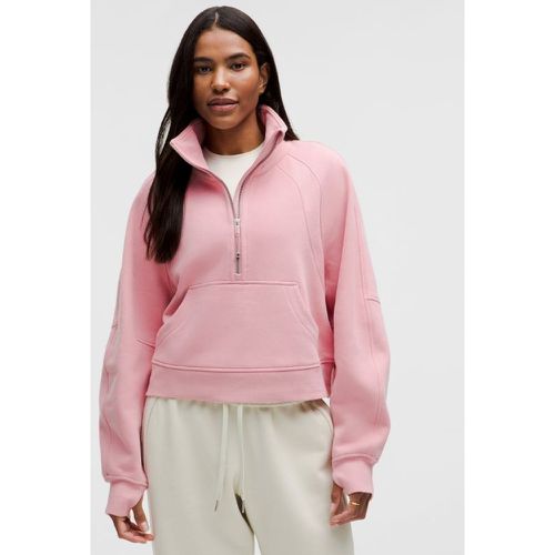 – Sweat demi-zippé à col cheminée Scuba Oversizeds – Rose – Taille M/L - lululemon - Modalova