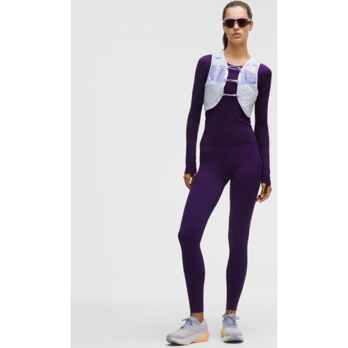 “ Legging Fast and Free taille haute 5 pochess â€“ 71 cm â€“ Violet/Violet â€“ Taille 4 - lululemon - Modalova