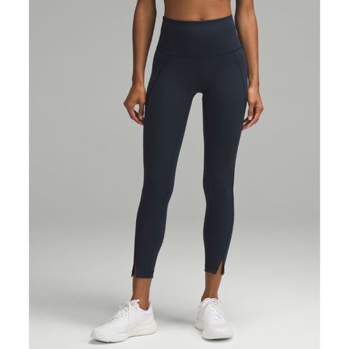 – Legging Wunder Train taille haute Fente à l'ourlets – 64 cm – Bleu - lululemon - Modalova