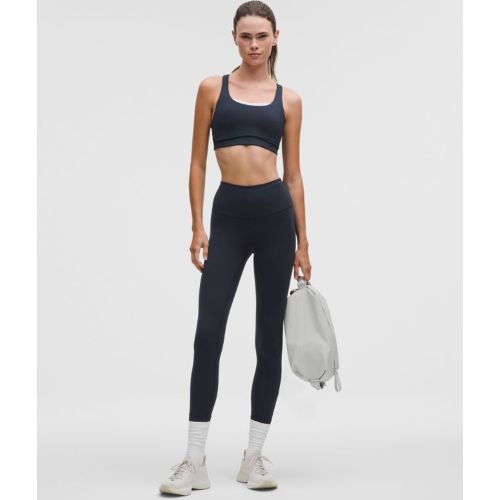 “ Pantacourt Wunder Train taille hautes â€“ 58 cm â€“ Bleu â€“ Taille 20 - lululemon - Modalova