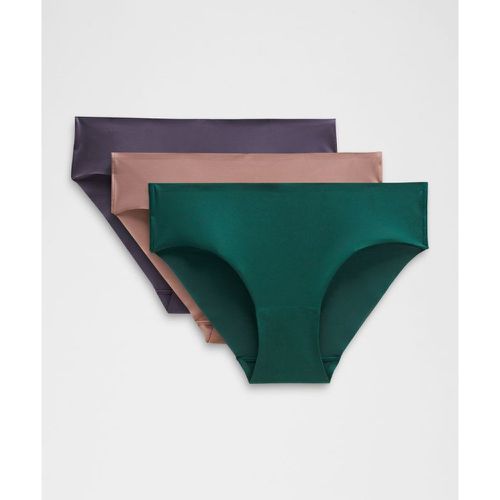 – Culotte bikini InvisiWear taille mi-haute Trios – Violet – Taille L - lululemon - Modalova