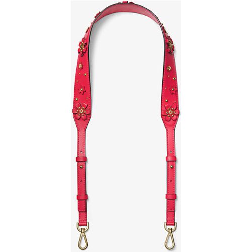 MK Bandoulière de sac en cuir orné de fleurs - - Michael Kors - MICHAEL Michael Kors - Modalova