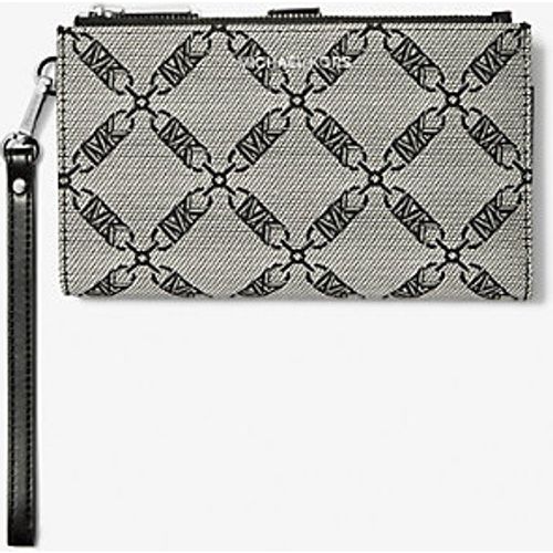 MK Portefeuille Adele en jacquard à logo Empire pour smartphone - /NOIR() - Michael Kors - MICHAEL Michael Kors - Modalova