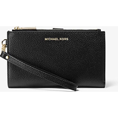 MK Portefeuille Adele en cuir grainé pour smartphone - - Michael Kors - MICHAEL Michael Kors - Modalova