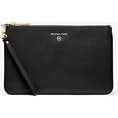 MK Grande pochette à sangle en cuir grainé - - Michael Kors - MICHAEL Michael Kors - Modalova