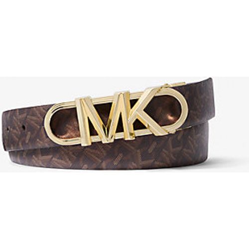 MK Ceinture réversible unie et à imprimé Empire emblématique - - Michael Kors - MICHAEL Michael Kors - Modalova