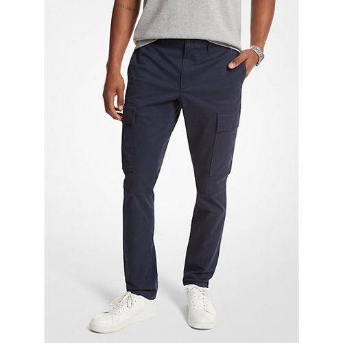 MK Pantalon cargo en mélange de coton sergé - - Michael Kors - Michael Kors Mens - Modalova