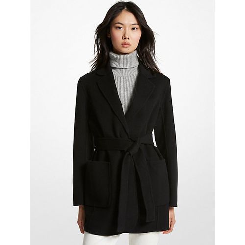 MK Manteau à ceinture en mélange de laine double face - - Michael Kors - MICHAEL Michael Kors - Modalova