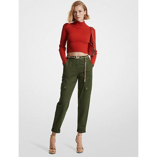 MK Pantalon cargo en coton biologique extensible - - Michael Kors - MICHAEL Michael Kors - Modalova