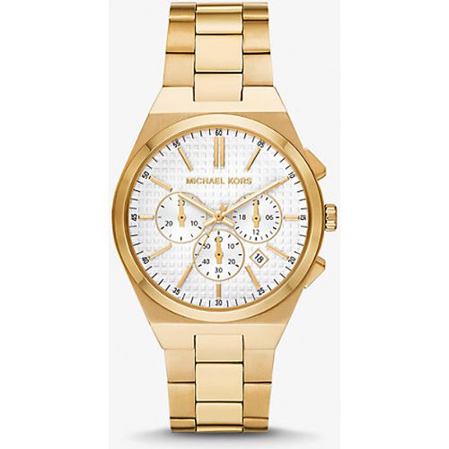 MK Montre Lennox dorée surdimensionnée - Michael Kors - Modalova