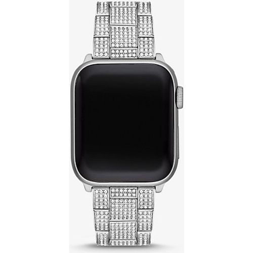 MK Bracelet argenté serti pavé pour Apple Watch® - Michael Kors - Modalova