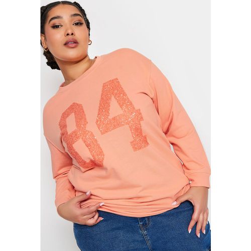 Sweatshirt Slogan '84' À Sequins , Grande Taille & Courbes - Yours - Modalova