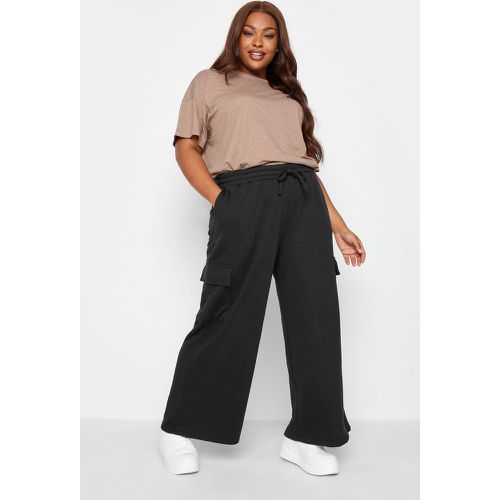Jogging Wide Leg Utility À Poches, Grande Taille & Courbes - Limited Collection - Modalova