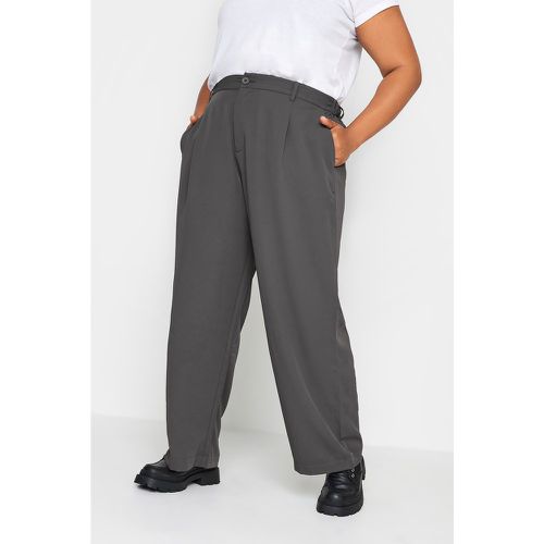 Pantalon Charbonneux Wide Leg Style Dad , Grande Taille & Courbes - Yours - Modalova