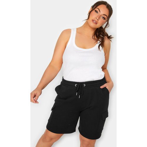 Short Cargo À Poches Jersey , Grande Taille & Courbes - Yours - Modalova