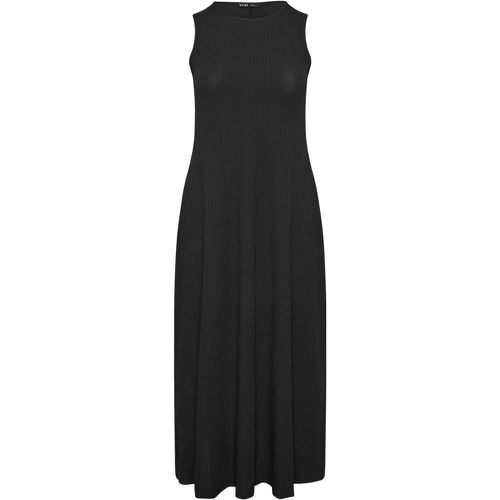 Curve Black Sleeveless Swing Maxi Dress, Grande Taille & Courbes - Yours - Modalova