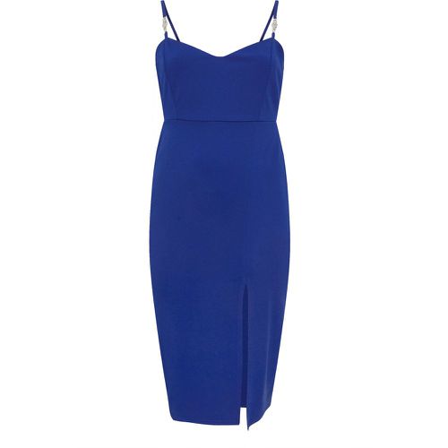 Curve Cobalt Blue Diamante Strap Midi Dress, Grande Taille & Courbes - Yours London - Modalova
