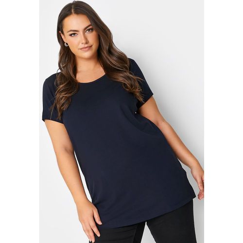 Tshirt Marine Coupe Longue , Grande Taille & Courbes - Yours - Modalova