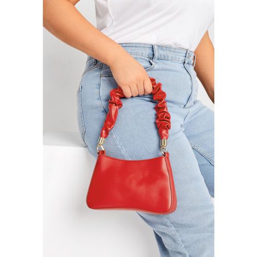 Red Ruched Handle Bag - Yours - Modalova