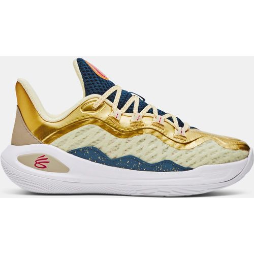 Grade School Curry 11 'Championship Mindset' Basketball Shoes Lemon Ice / Metallique Or / Rouge 38 - Under Armour - Modalova