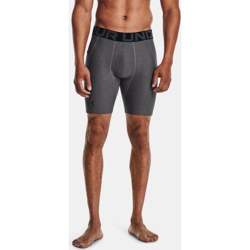 Short de compression HeatGear® Carbon Heather / Noir S - Under Armour - Modalova