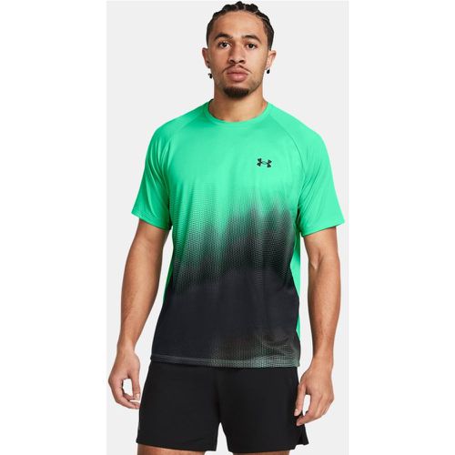 Haut à manches courtes à dégradé Tech™ Vapor / Noir L - Under Armour - Modalova