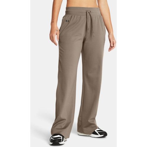 Pantalon à ourlet ouvert Motion Taupe Dusk / Noir L - Under Armour - Modalova