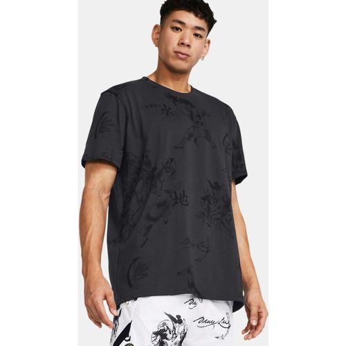 Tee-shirt Curry x Bruce Lee Anthracite / Noir L - Under Armour - Modalova