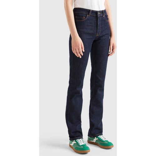 Benetton, Jeans Bootcut À Cinq Poches, taille 25, Bleu Foncé - United Colors of Benetton - Modalova